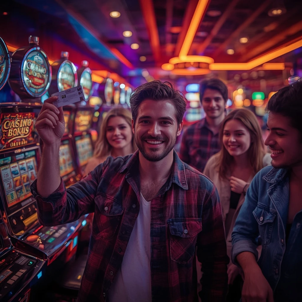 una persona con un bonus del casinò NEWBET365 CASINO