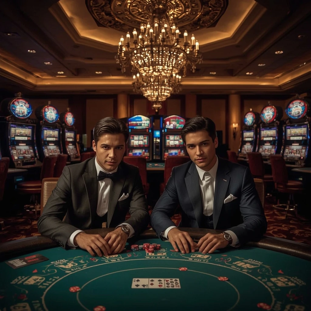 Due giocatori di poker al NEWBET365 CASINO
